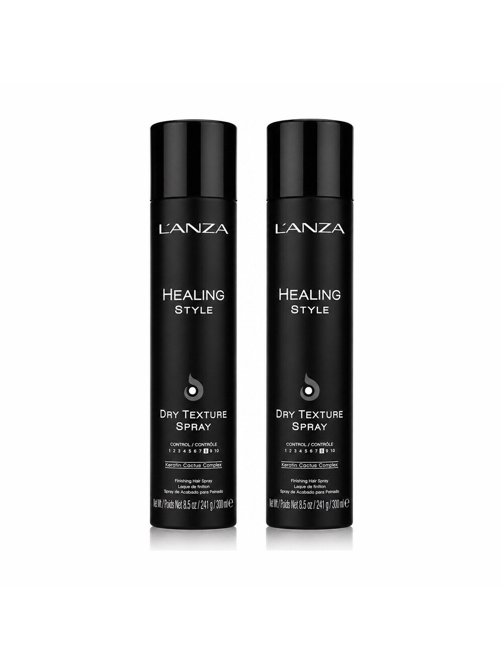 L’ANZA Healing Style Dry Texture Spray 8.5 oz 300ml Volumizing 2 Pack NEW